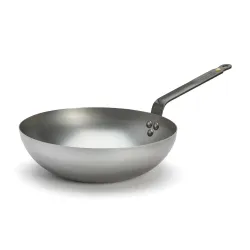 DE BUYER Mineral B 28 cm - patelnia / wok ze stali węglowej
