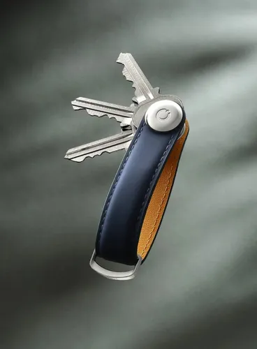 Skórzane etui na klucze Orbitkey Key Organiser Matte Leather - dusk