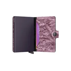 Secrid kompaktowy portfel z RFID Miniwallet Crunch - pink