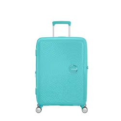 Walizka średnia Soundbox American Tourister - poolside blue