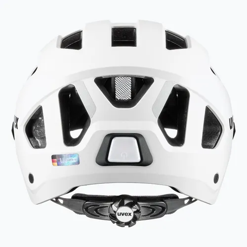 Kask rowerowy UVEX Stride Visor white matt/litemirror silver