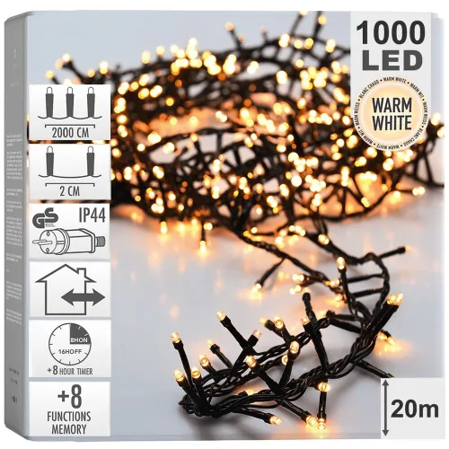 Lampki choinkowe 1000 LED 20 m
