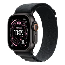 Apple Watch Ultra 3 GPS + Cellular 49mm koperta tytanowa (czarny) + pasek Alpine rozmiar M (czarny)
