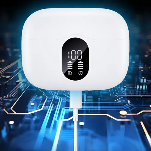 Słuchawki bezprzewodowe Manta TWS Rytmo PRO Bluetooth 5.3 Biały