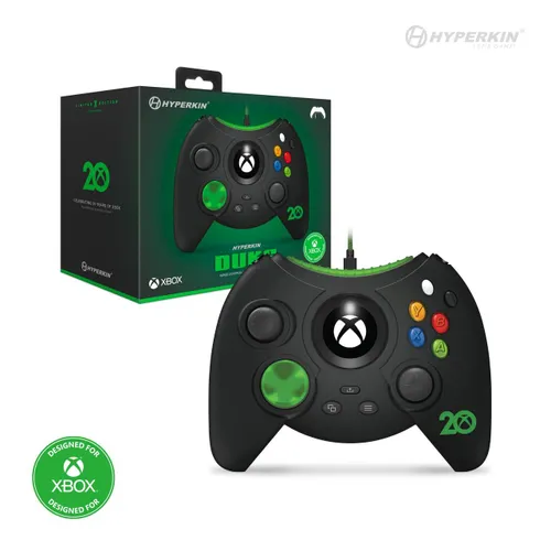 Геймпад Hyperkin Duke Wired Controller Xbox 20th Anniversary Limited Edition для Xbox, ПК-проводной