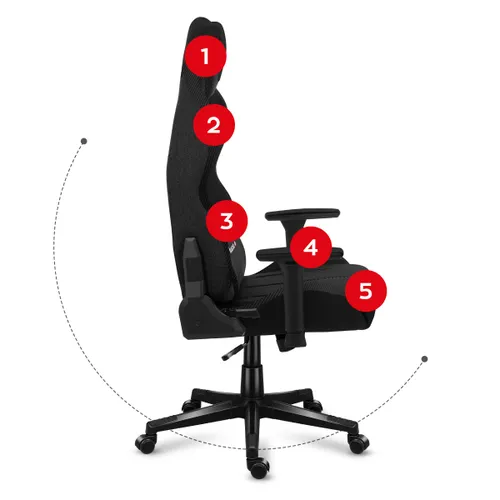 Fotel HUZARO Force 7.9 Mesh Czarny