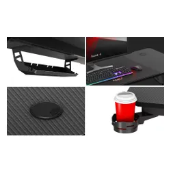 Biurko gamingowe HUZARO Hero 3.3 Czarny