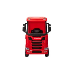 Ciężarówka Na Akumulator Auto Dla Dziecka Scania 500R Lakier 4X4 Skóra LED Eva