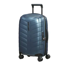 Маленький расширяемый чемодан Samsonite Attrix 55 см (23/26 см) - steel blue