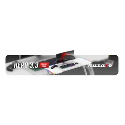Biurko gamingowe HUZARO Hero 3.3 RGB Biały