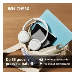 Słuchawki bezprzewodowe Sony WH-CH530 Nauszne Bluetooth 6.0 Różowy