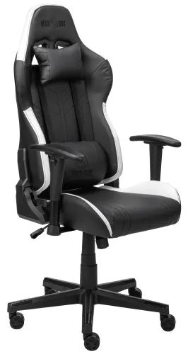 Fotel MAD DOG GCH701W Czarno-biały