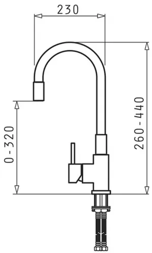 Bateria PYRAMIS Flessi 090919538 Chrom/biały