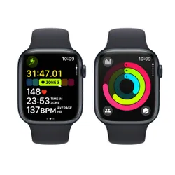 Apple Watch 9 GPS + сотовый 45 мм алюминиевый Север / Север Спортивный ремешок S / M