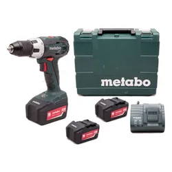 Metabo BS 18 LT 18 V Tornavida, 2 adet 4 Ah Pil, Şarj cihazı, Kılıf (metaBOX 145)