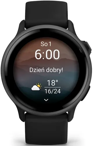 Zegarek sportowy GARMIN Vivoactive 6 Czarny