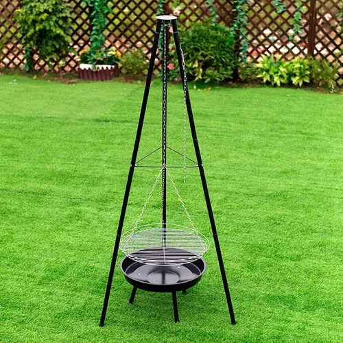 Grill węglowy VELACO VL08-BLACK Czarny