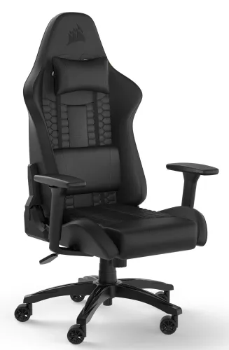 Fotel Corsair TC100 RELAXED Leatherette Gamingowy do 120kg Skóra ECO Czarny