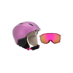 Zestaw juniorski kask + gogle snowboardowe ALPINA CARAT LX SET - Rozmiar - S