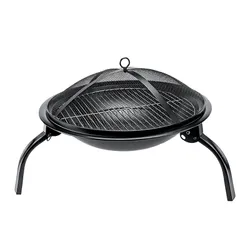 Grill węglowy VELACO VL07-BLACK Czarny