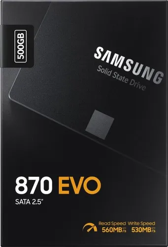 Samsung 870 EVO SSD 500GB 2.5" SATA III (MZ-77E500B / EU)