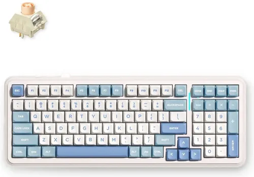 Klawiatura MCHOSE MC-K99V2-4 Biało-niebieski