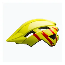Kask rowerowy dziecięcy Bell Sidetrack II Jr gloss hi-viz/red