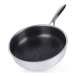 Patelnia stalowa głęboka COOKCELL 26 cm