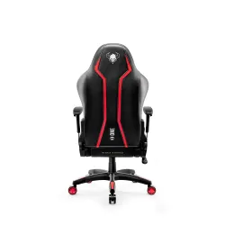 Fotel Diablo Chairs X-One 2.0 Small do 90kg Skóra ECO Czarno-czerwony