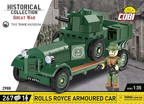 Конструктор COBI Historical Collection Rolls-Royce Armoured Car 1920 Pattern Mk I