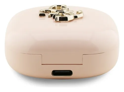 Słuchawki douszne GUESS 4G Metal Logo Różowy