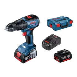 Bosch GSB 18v-50 Professional Darbeli Matkap (+2 adet 5Ah pil)