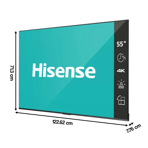 Monitor HISENSE 55DP30FE 55" 3840x2160px
