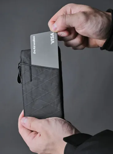 Portfel saszetka Alpaka Zip Cardholder - black