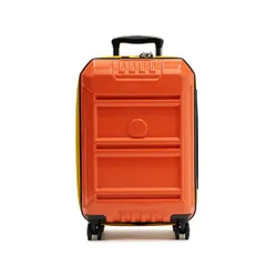 Маленький Жесткий чемодан Delsey Rempart 00218180125 Orange / Orange