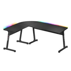 Biurko gamingowe HUZARO Hero 6.0 RGB Czarny