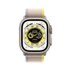 Apple Watch Ultra GPS+Cellular 49mm Titanium, желтый / без браслета Trail S / M