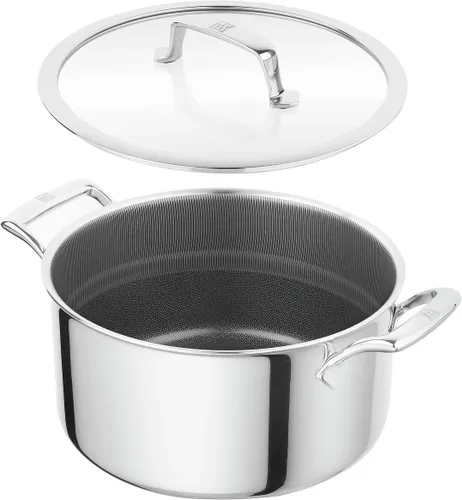 Garnek wysoki z pokrywką - 5.7 ltr ZWILLING PEAK Srebrny