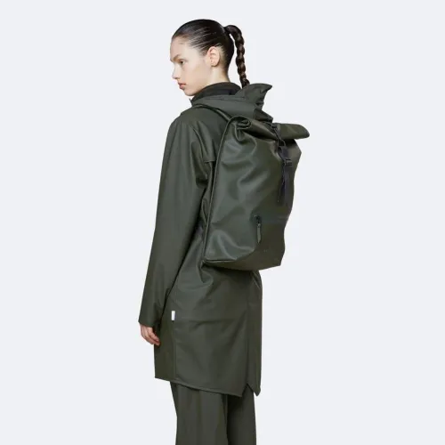 Велосипедный рюкзак Rains Rolltop Rucksack-зеленый