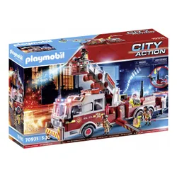 Playmobil 70935 пожарная машина: лестница башни США