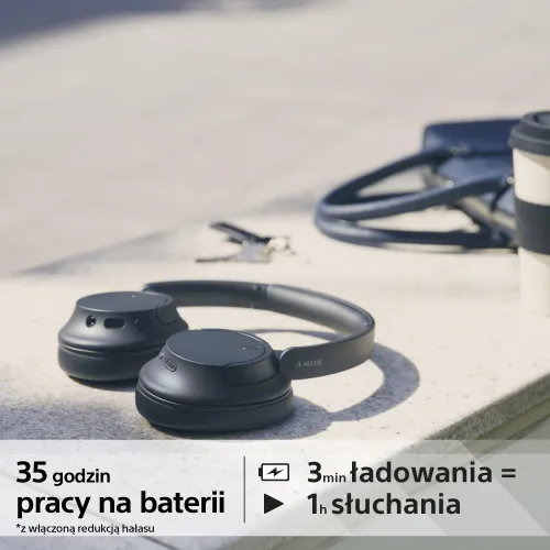 Słuchawki bezprzewodowe Sony WH-CH720N Nauszne Bluetooth 5.2 Czarny