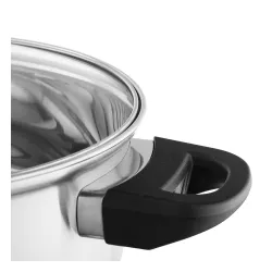 Garnek ze stali nierdzewnej z pokrywką EMILIO 2,5 l