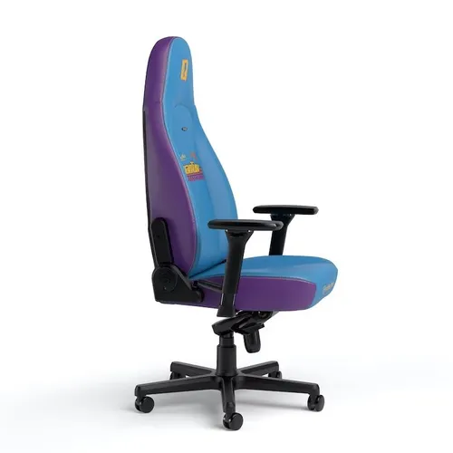 Fotel Noblechairs ICON Nuka-Cola Quantum Edition Gamingowy do 150kg Skóra ECO Niebiesko-fioletowy