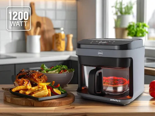 Air Fryer Frytkownica beztłuszczowa ELDOM FR500 5.5l z okienkiem do obserwacji postępów