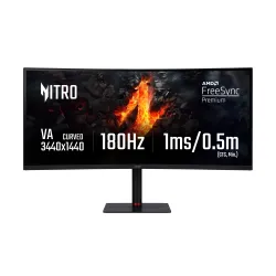 Monitor Acer Nitro XV345CURV3bmiphuzx 34" UWQHD VA180Hz 1ms VRB Gamingowy Zakrzywiony