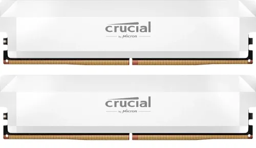 Pamięć RAM Crucial Pro Overclocking DDR5 64GB (2x32GB) 6000 CL40 Biały