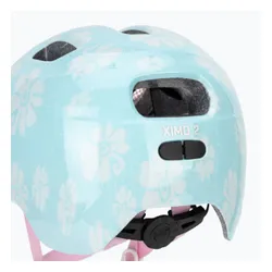 Kask rowerowy dziecięcy Alpina Ximo 2 Jr aqua rose flower gloss