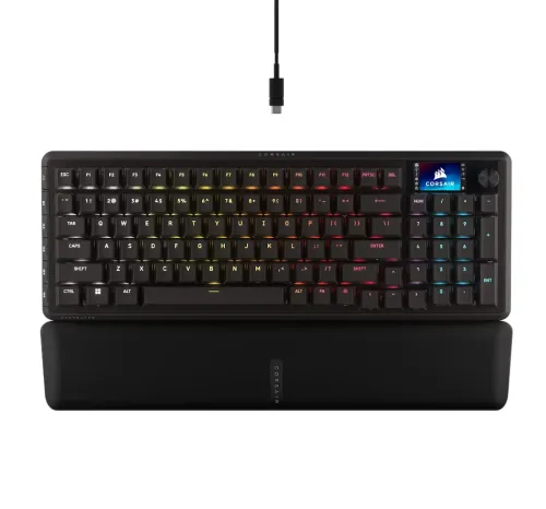 Klawiatura gamingowa Corsair VANGUARD PRO 96 MGX przewodowa magnetyczna podświetlana czarna