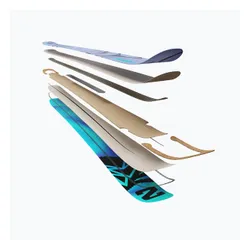 Narty zjazdowe Salomon QST 100 cosmic sky/dark grey/neon blue