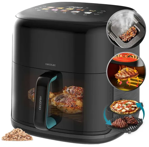 Air Fryer Frytkownica beztłuszczowa CECOTEC Cecofry&Grill Smokin Prime 6500 6.5L 10 automatycznych programów